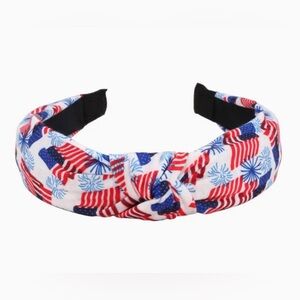 4th of July headband- American flag & Fireworks